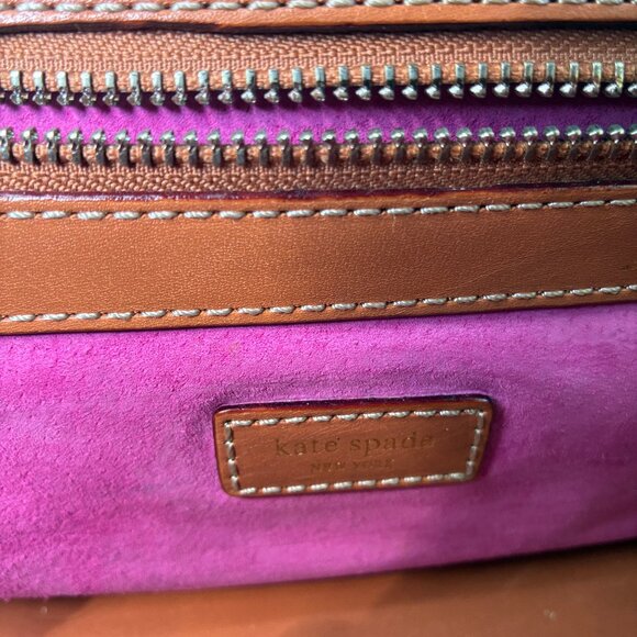 Kate Spade Tan Leather Tote - Picture 4 of 6